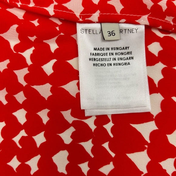 Stella McCartney Gabel Heart Print Silk - Picture 6 of 7